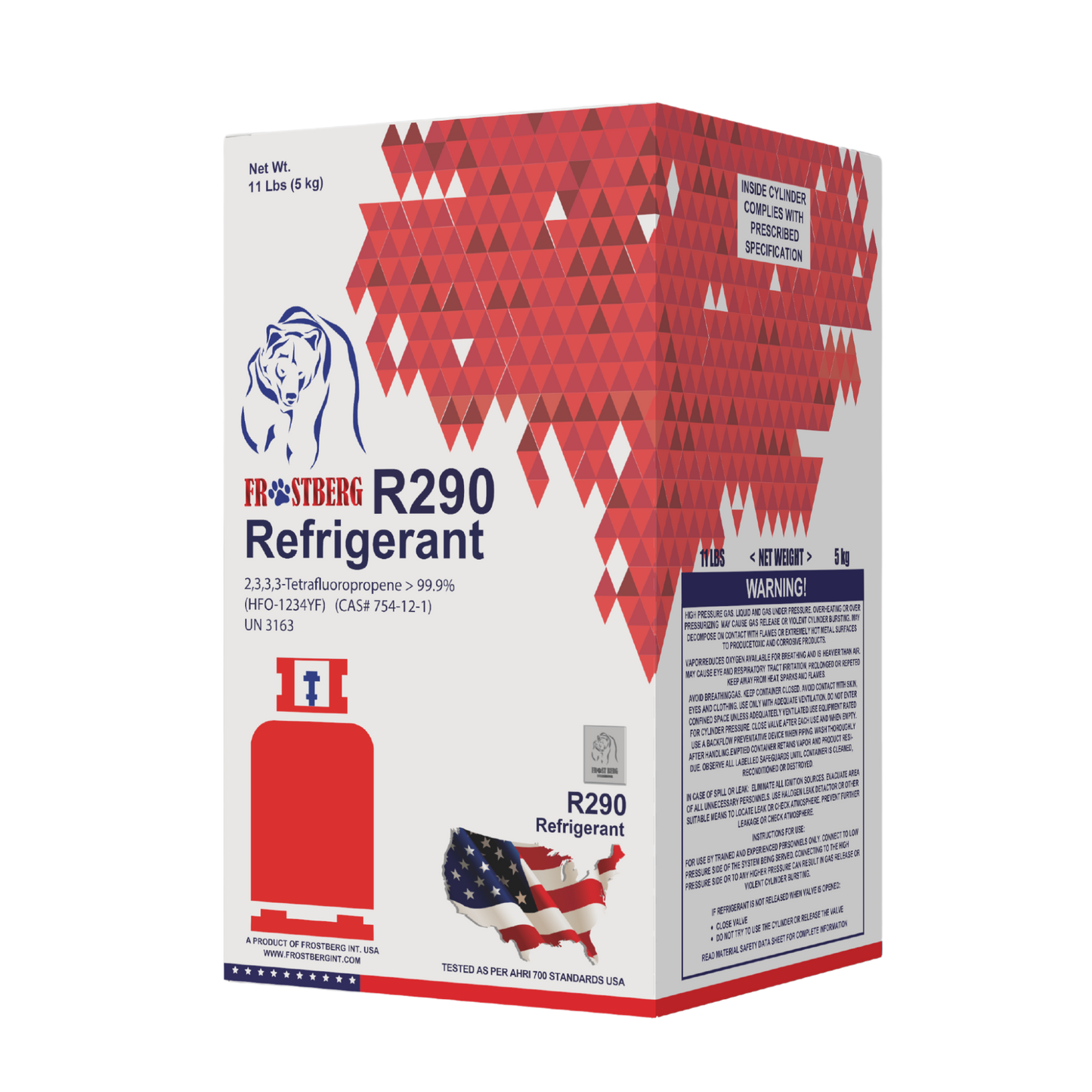 FROSTBERG R-290 REFRIGERANT GAS